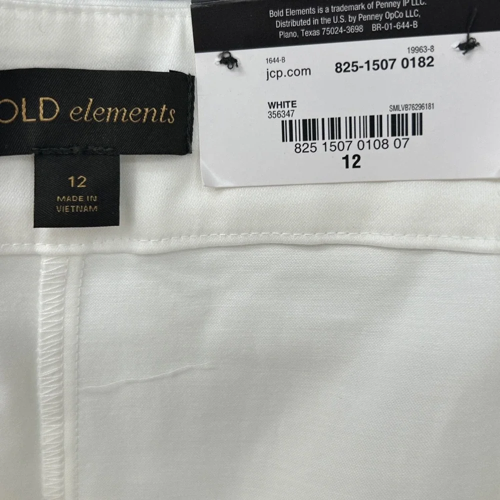 NWT White Tie Waist Paperbag Shorts Size 12 | Summer Resort Coastal - Picture 3 of 7